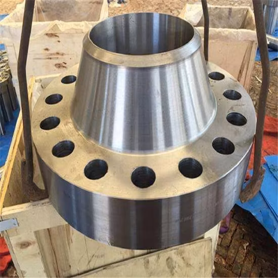 Фитинг A105 ASME, сварка, кованая сварная шейка, труба из углеродистой нержавеющей стали, стальной фланец