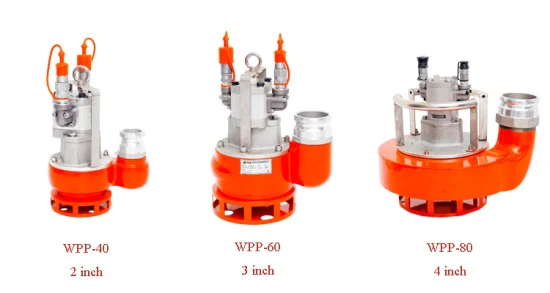 4-дюймовый портативный гидравлический шламовый насос с высоким напором, погружной насос в продаже